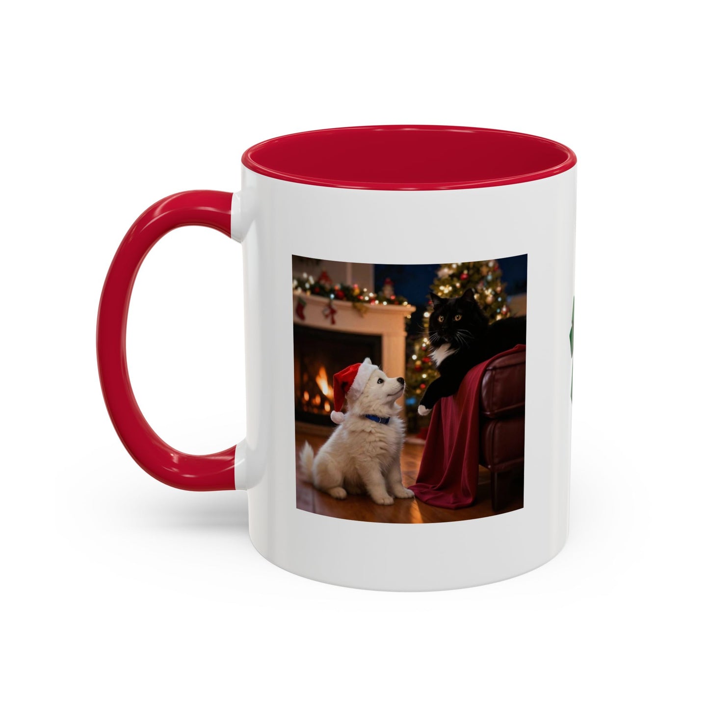 Festive Pet-Themed Christmas Mug (Additional Size & Color)