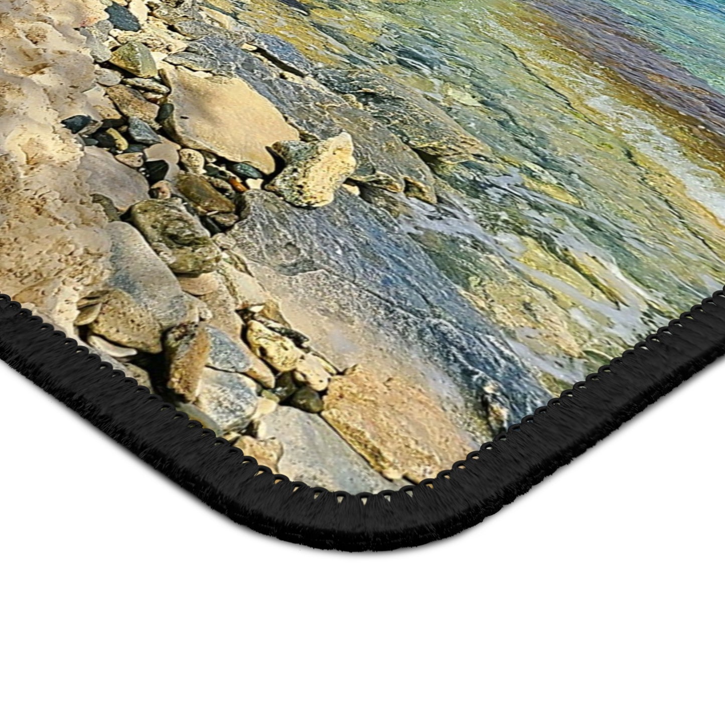 Beautiful Tropical Beach Scene Mouse Pad
