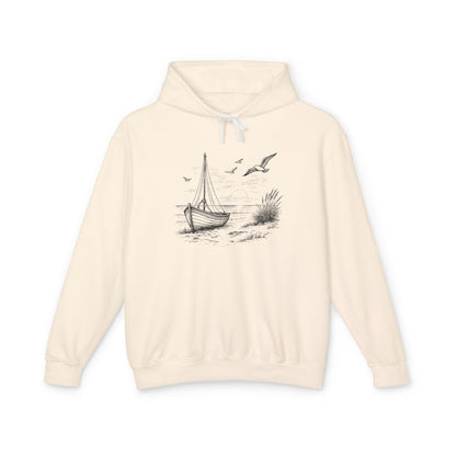Nautical Boat Hoodie — "Set Your Course by the Stars, Not the Storm" Unisex Cotton Hoodie (Additional Colors)