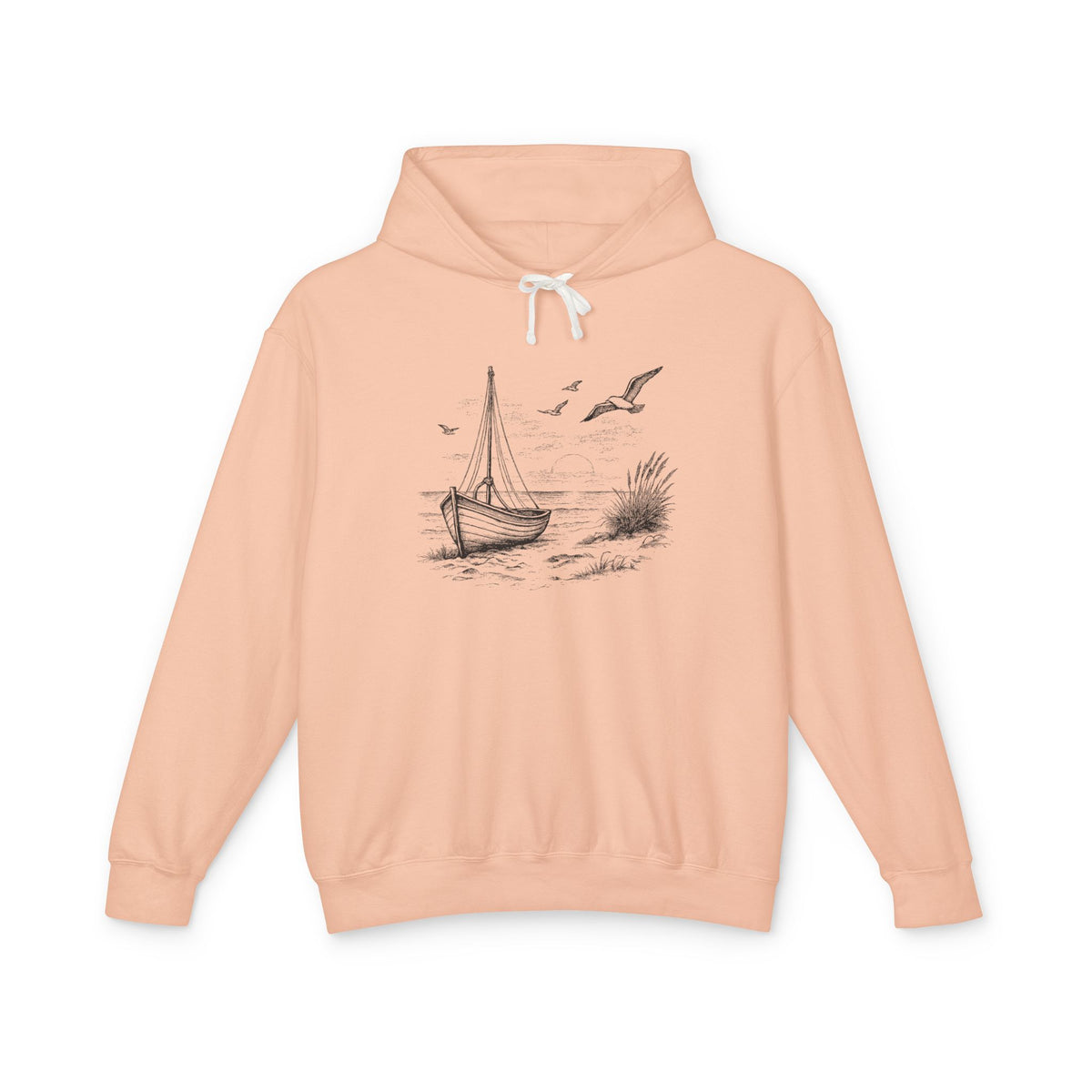 Nautical Boat Hoodie — "Set Your Course by the Stars, Not the Storm" Unisex Cotton Hoodie (Additional Colors)