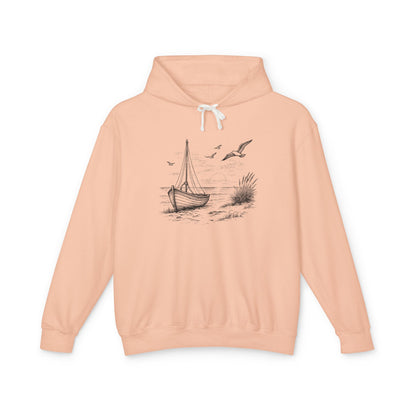 Nautical Boat Hoodie — "Set Your Course by the Stars, Not the Storm" Unisex Cotton Hoodie (Additional Colors)