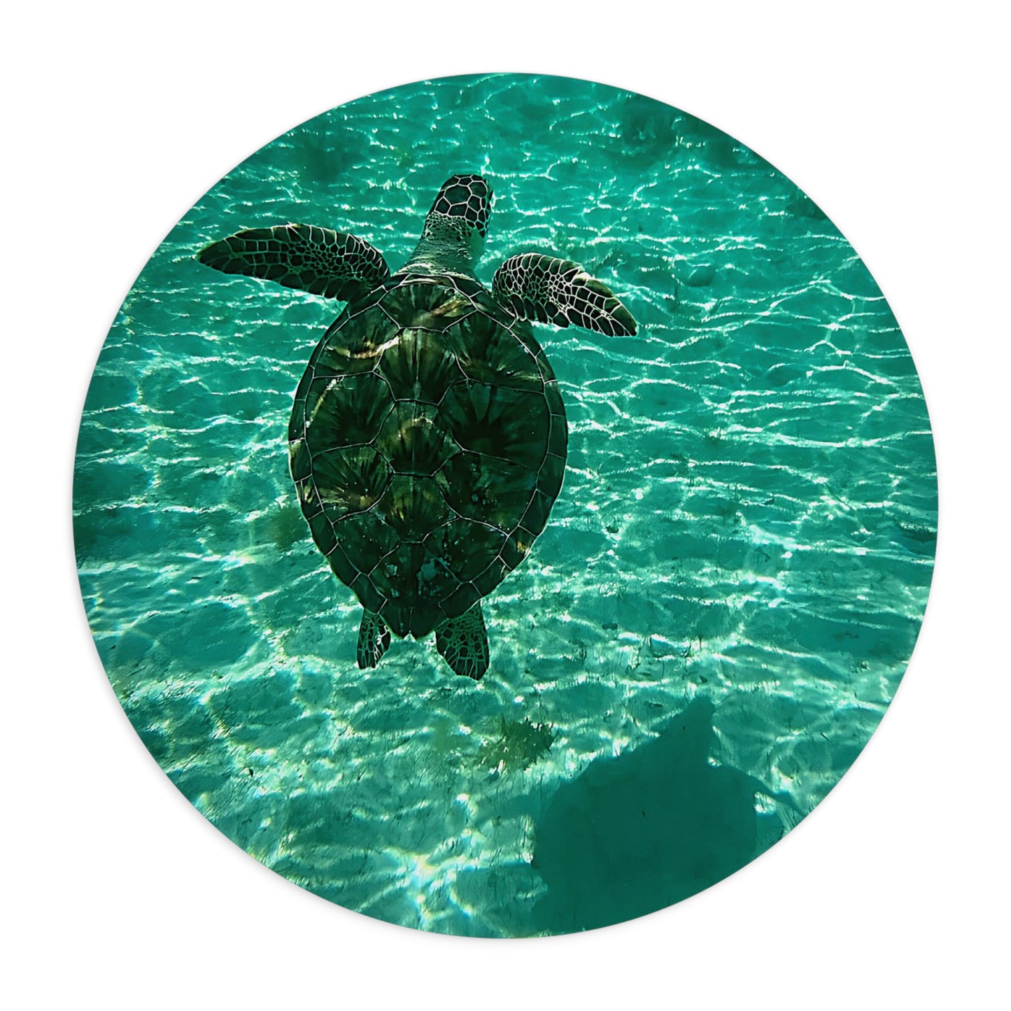 Aquatic Sea Turtle Mouse Pad (Additional Size)