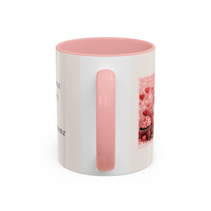 Valentine's Romantic Pussycat Theme 'Purr more Hiss less Stay pawsome' Accent Coffee Mug, 11 oz or 15 oz (Additional Color)