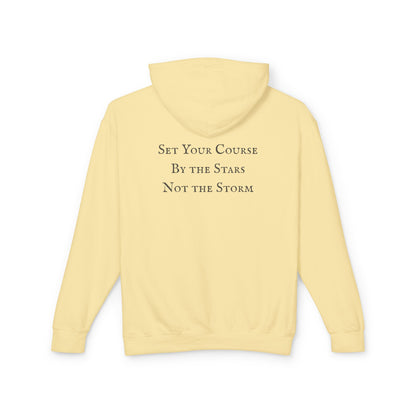 Nautical Boat Hoodie — "Set Your Course by the Stars, Not the Storm" Unisex Cotton Hoodie (Additional Colors)