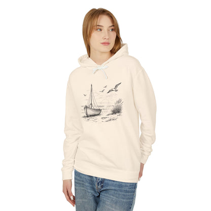 Nautical Boat Hoodie — "Set Your Course by the Stars, Not the Storm" Unisex Cotton Hoodie (Additional Colors)