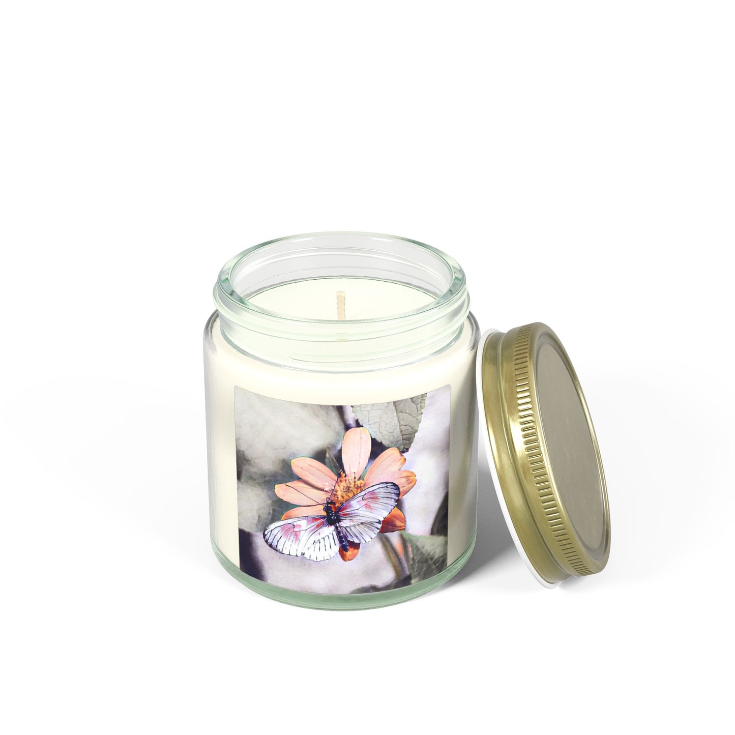 Butterfly Bloom Scented Candle (4oz / 9oz) — Choice of Soothing Home Fragrances