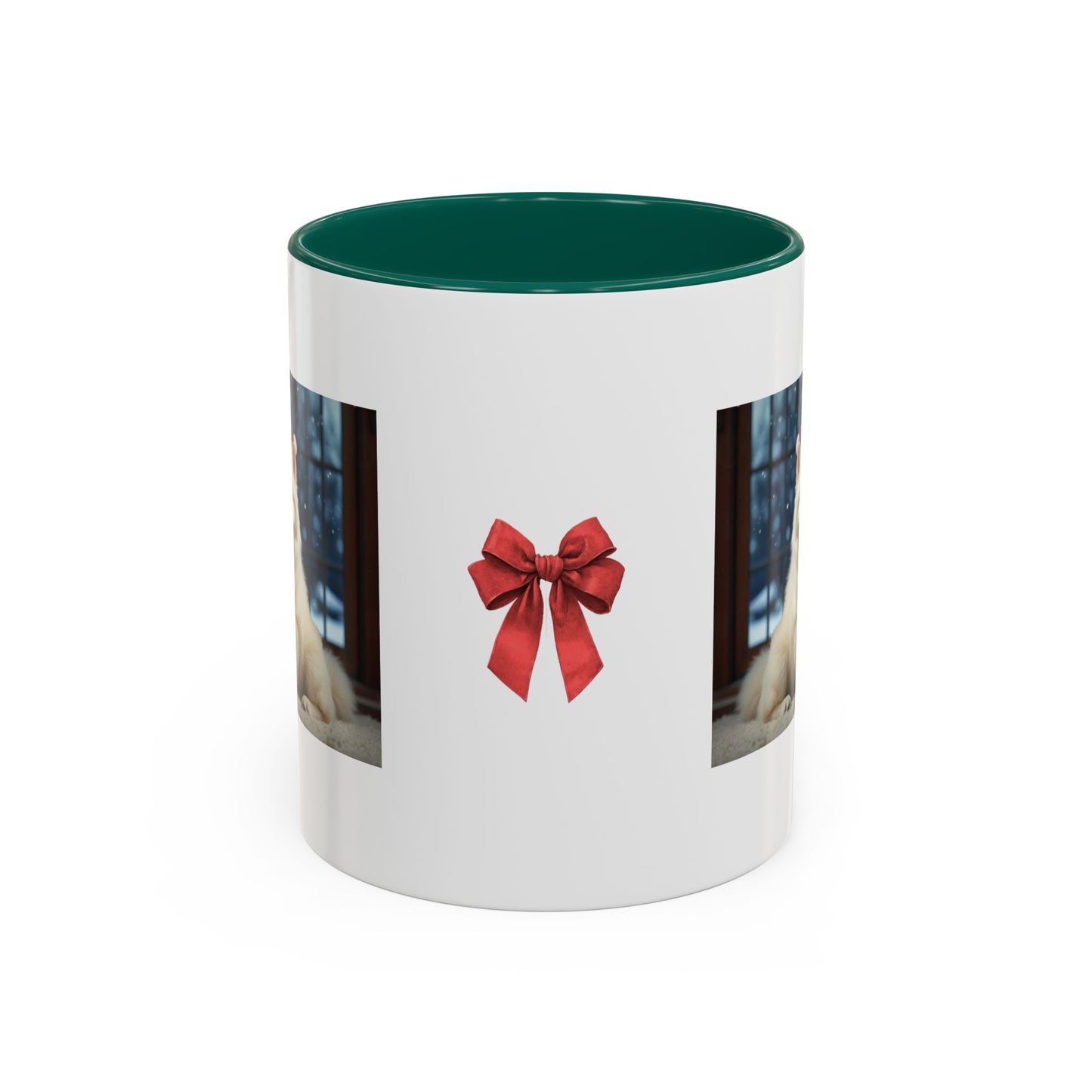 Festive Christmas Samoyed Theme Dog Mug (Additional Size and Color)