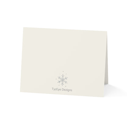 Christmas Dog Greeting Cards – Festive Samoyed Photo Holiday Cards (Envelopes Included - Pack of 1/10/30/50)