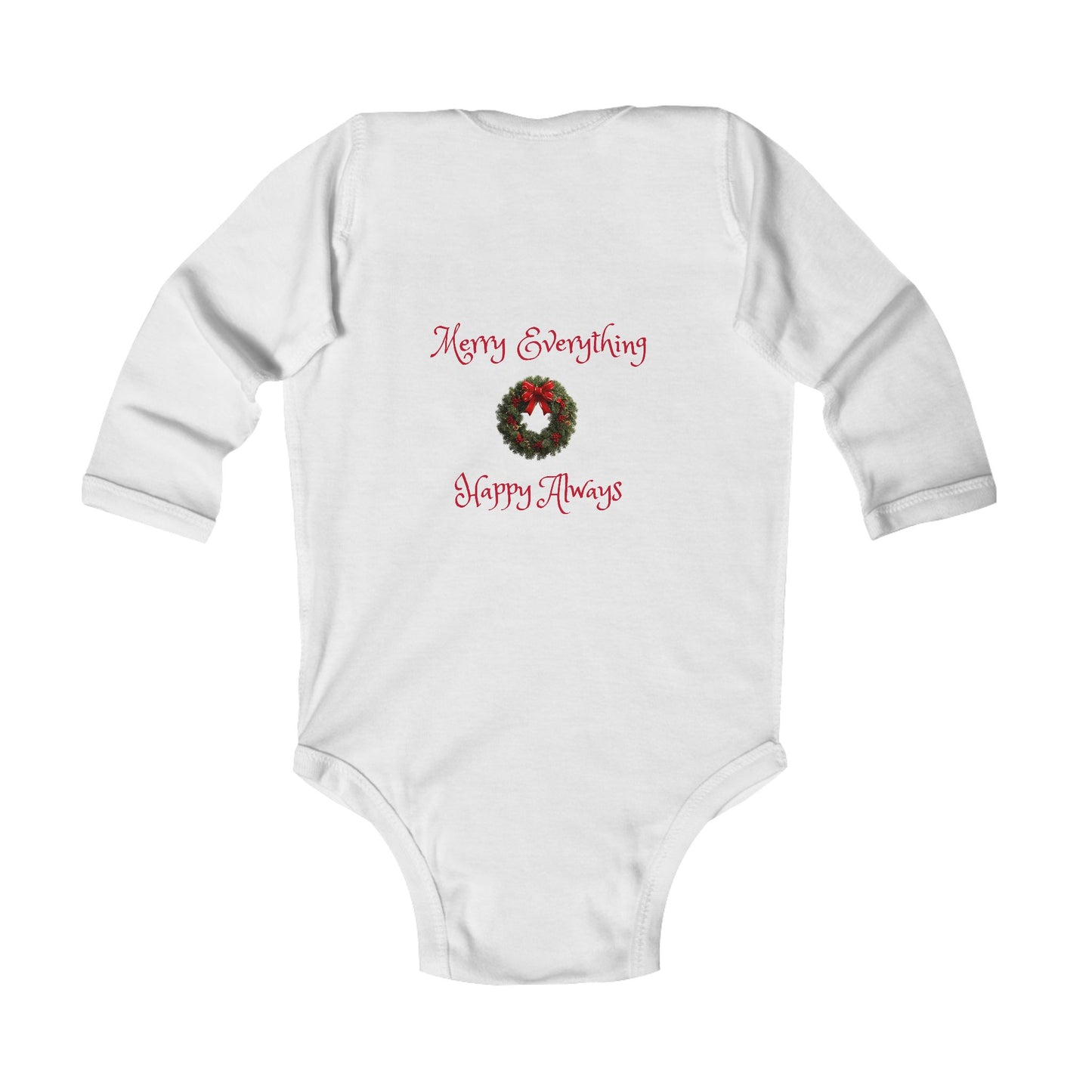 Holiday Theme Infant Bodysuit - 'Dreaming of a White Christmas' (Additional Colors)