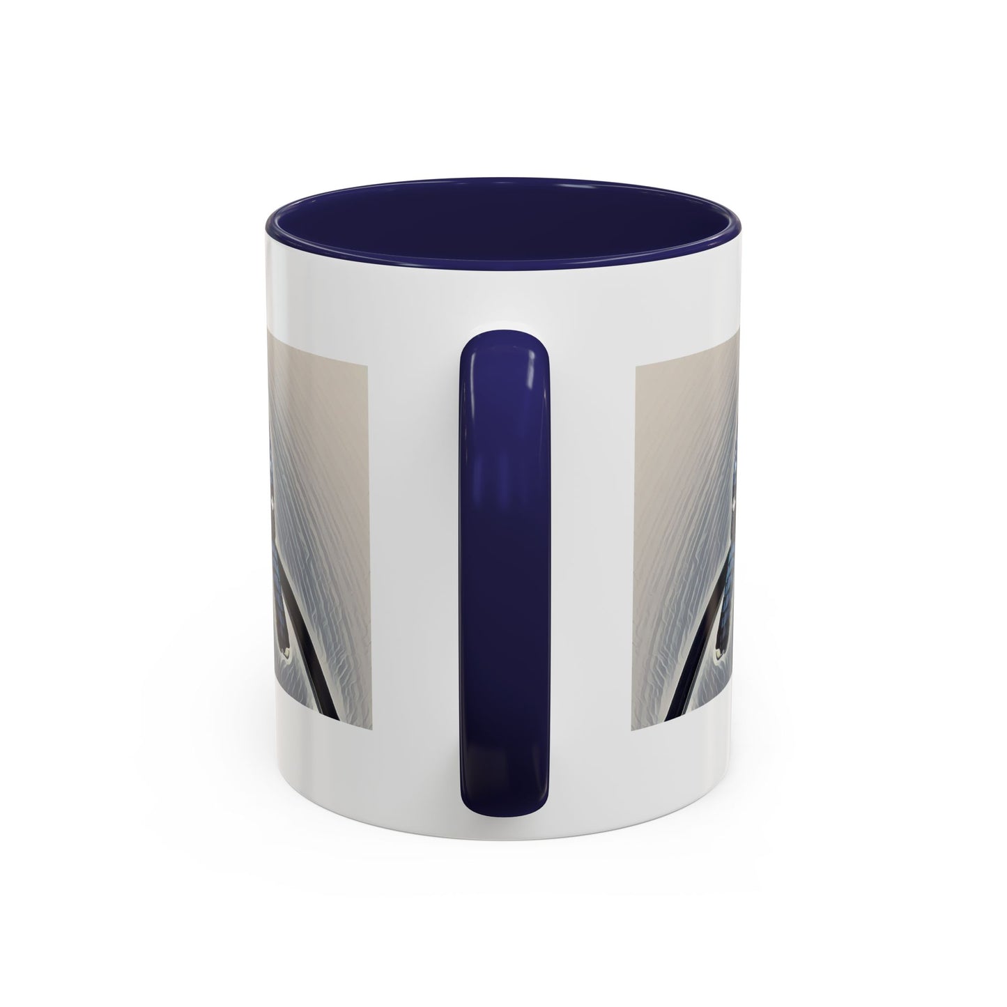 Blue Jay Theme Two-Tone Accent Coffee Mug (Additional Size)
