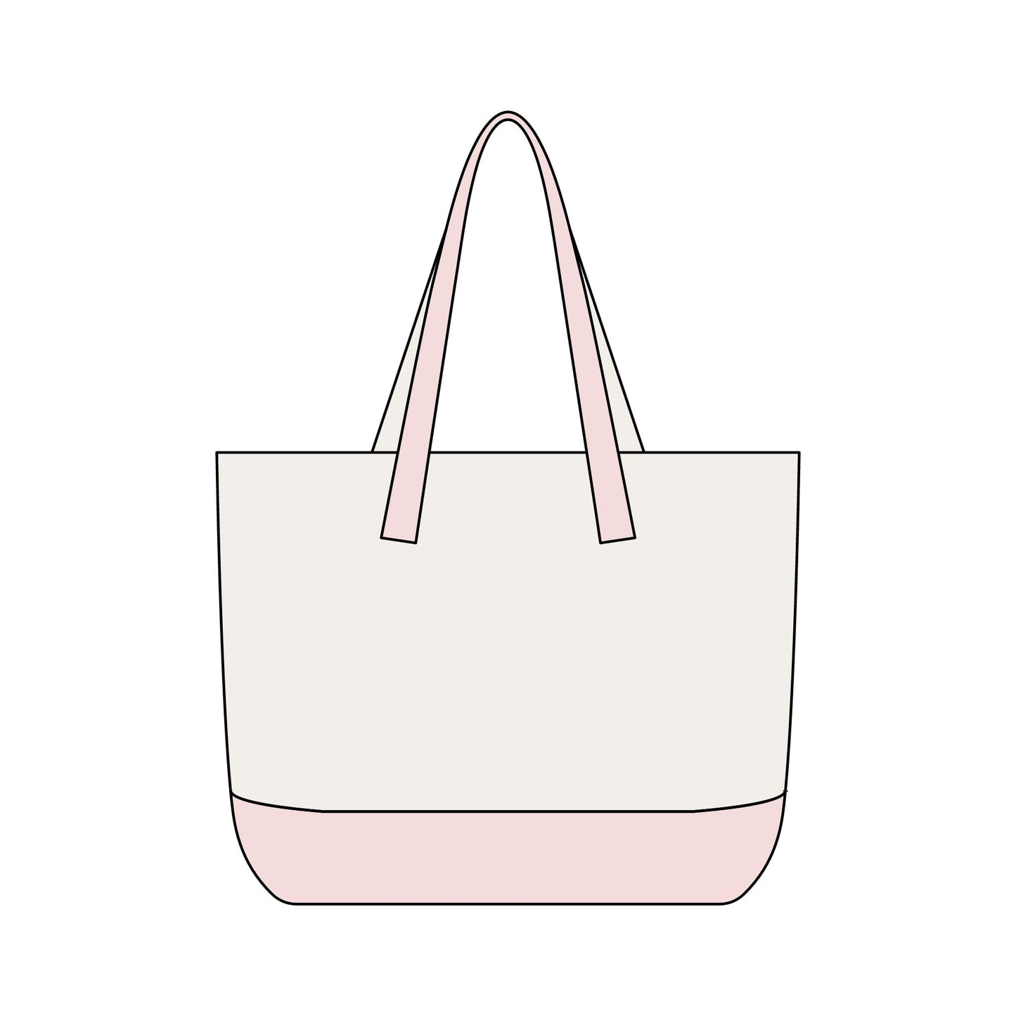 Cute Cat Face Canvas Tote Bag —  'Purr More, Hiss Less' Zippered Beach & Market Tote (Additional Colors)