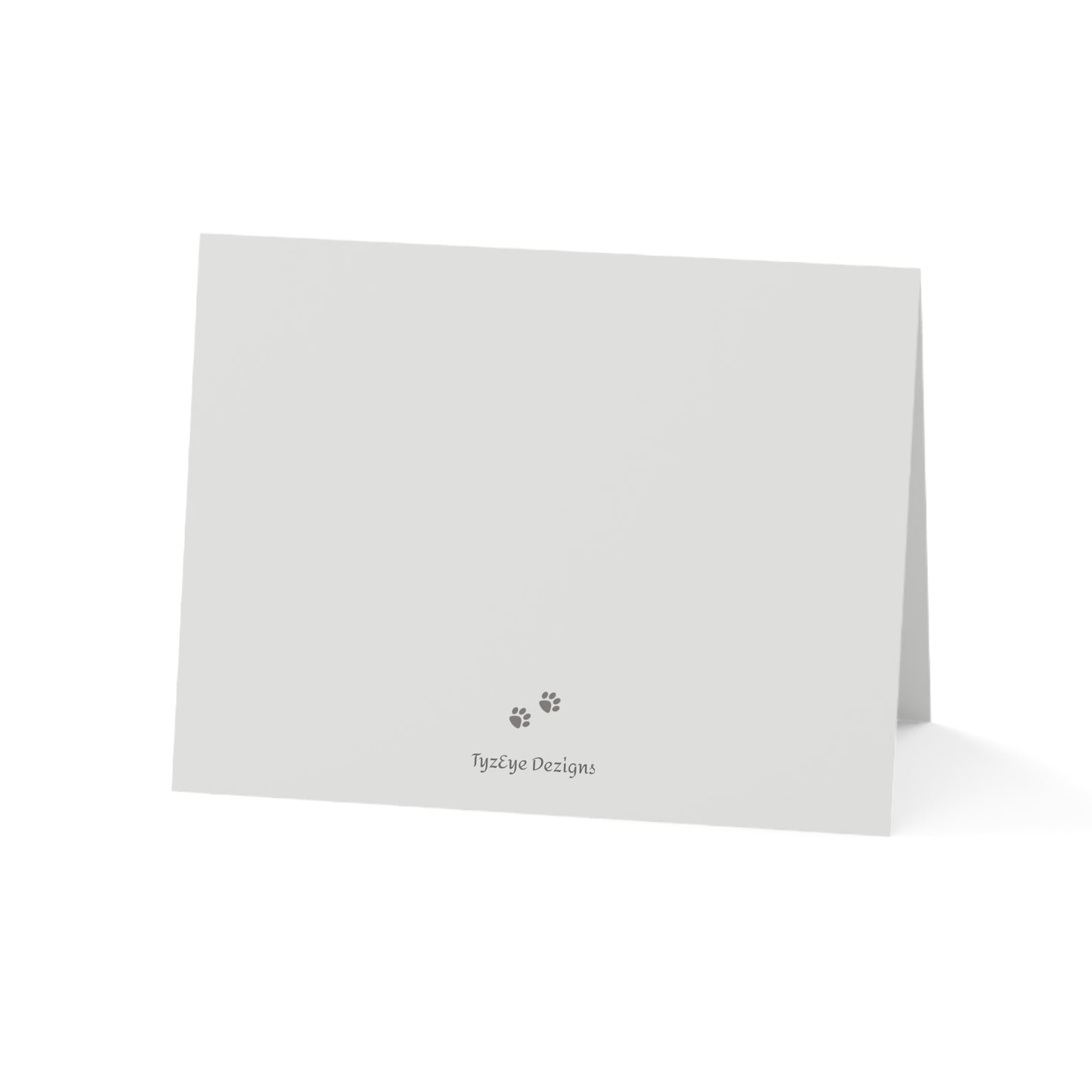 Two Cats & A Heart Greeting Card — 'Purrfect Together, Meow and Always' Note for Couples, Cat Lovers (1/10/30 pcs)