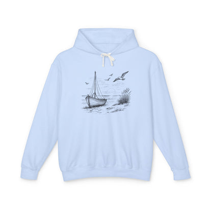Nautical Boat Hoodie — "Set Your Course by the Stars, Not the Storm" Unisex Cotton Hoodie (Additional Colors)