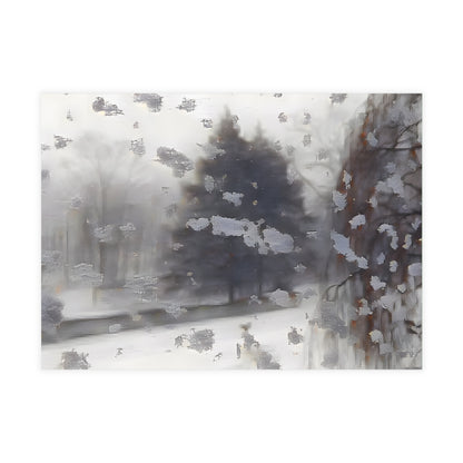 Winter Snow Scene Postcard Bundles (Envelopes Included)