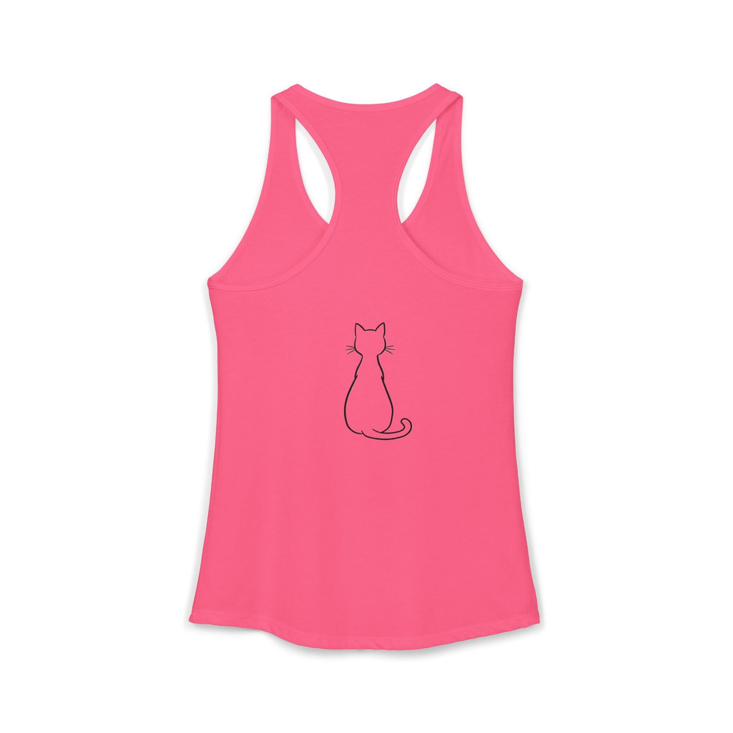Catitude - 'Purr More Hiss Less' Double-Side Design Women's Racerback Tank Top (Additional Colors)