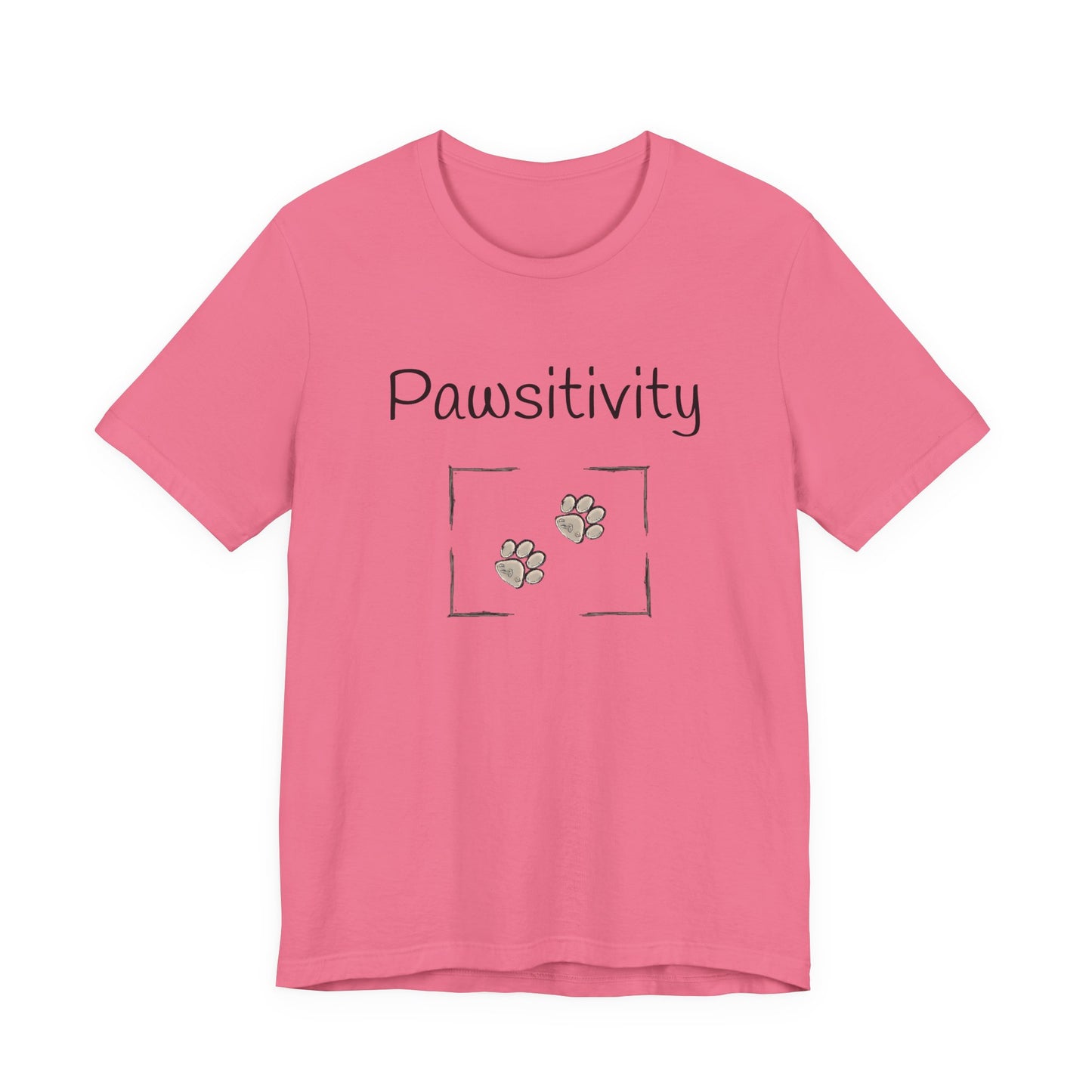 Adult Unisex 'Pawsitivity' T‑Shirt 'Be the Reason Someone Waggs or Purrs Today' Double-Sided Pet Lover Tee (Additional Colors)