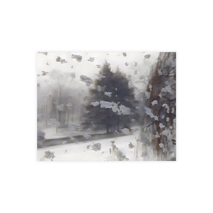 Winter Snow Scene Postcard Bundles (Envelopes Included)