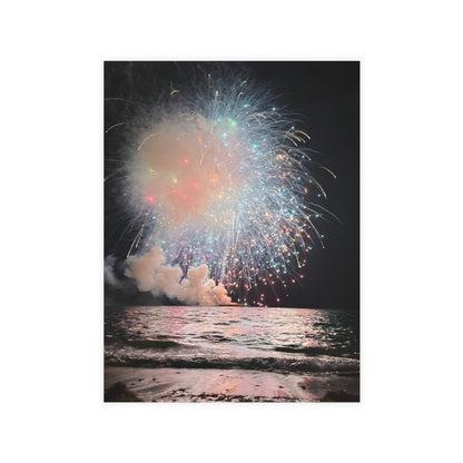 Fireworks Over the Water Postcard Bundles (Envelopes Included)