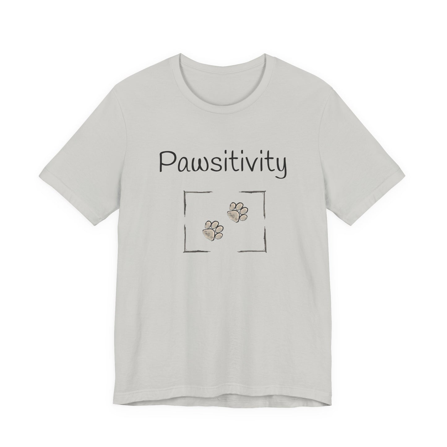 Adult Unisex 'Pawsitivity' T‑Shirt 'Be the Reason Someone Waggs or Purrs Today' Double-Sided Pet Lover Tee (Additional Colors)