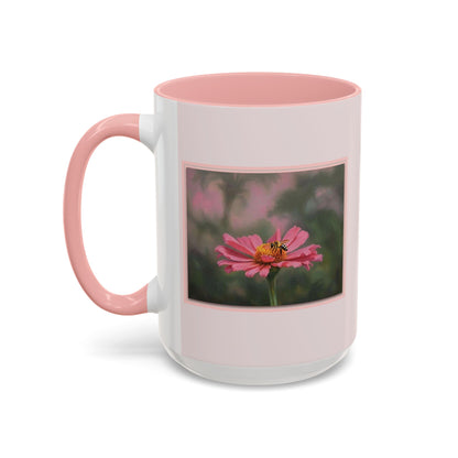 Pretty in Pink 'Let Yourself Bloom One Day at a Time' Accent Coffee Mug (Additional Size)