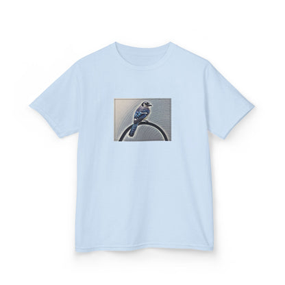 Kids Nature Blue Jay Theme Heavy Cotton Tee (Additional Colors)