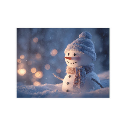 Holiday Winter Snowman Postcard Bundle (Envelopes Included)
