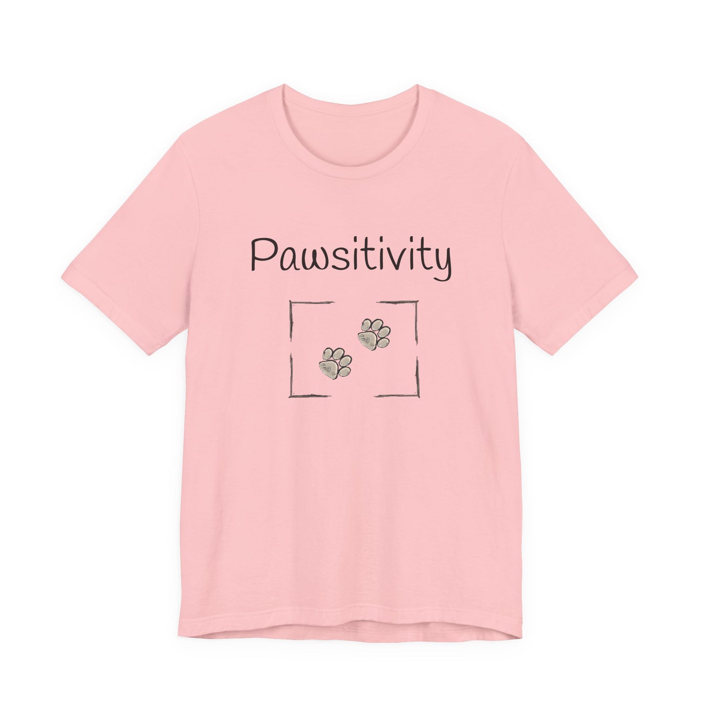 Adult Unisex 'Pawsitivity' T‑Shirt 'Be the Reason Someone Waggs or Purrs Today' Double-Sided Pet Lover Tee (Additional Colors)