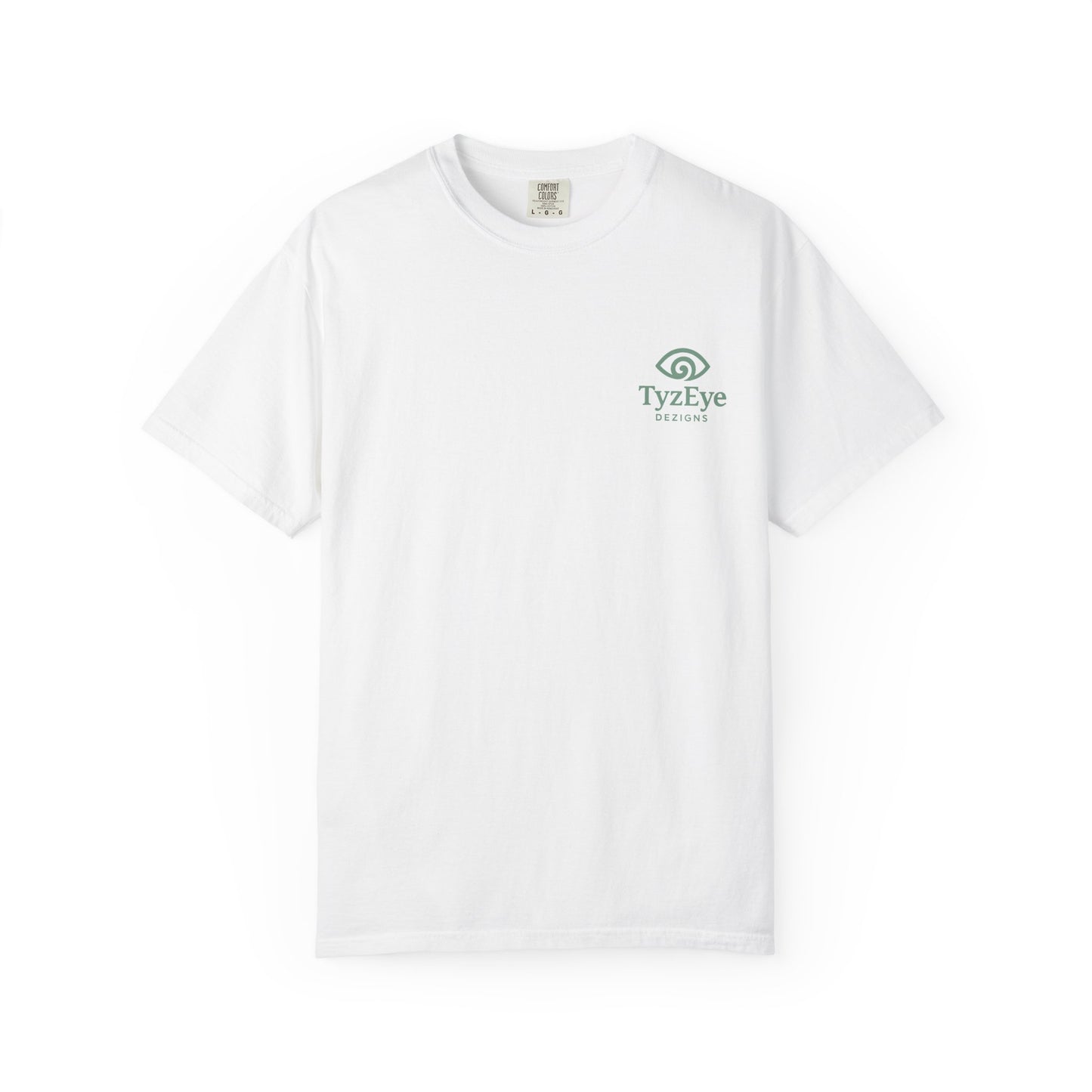 Unisex Adult Beach Sunset Sailboat Back Design T-Shirt — Nautical Coastal Graphic Tee w/ Logo (Additional Color)