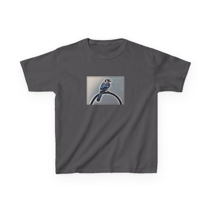 Kids Nature Blue Jay Theme Heavy Cotton Tee (Additional Colors)