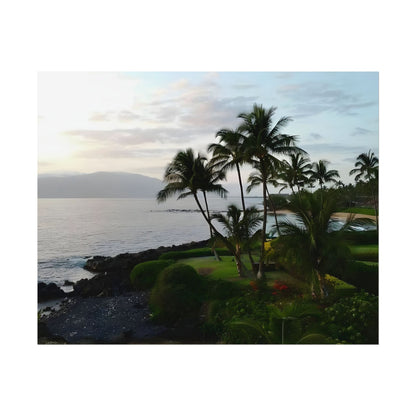 Tropical Paradise Scenic Beach Ocean Nature Wall Art Print