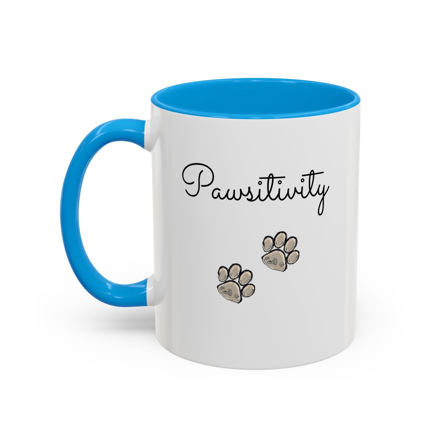 Colorful Pet Lover Mugs — Pawsitivity (Additional Size and Colors)