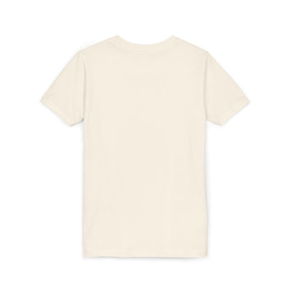 Youth Tee Happy Husky Co. 'Spreading Joy' Kids Short Sleeve Shirt - Husky Dog, Outdoor Badge Design (Additional Colors)
