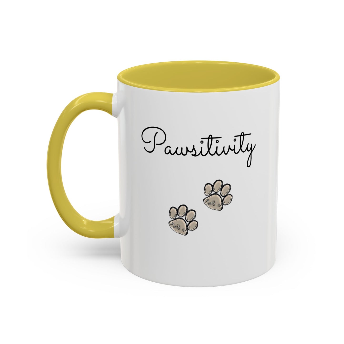 Colorful Pet Lover Mugs — Pawsitivity (Additional Size and Colors)