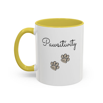 Colorful Pet Lover Mugs — Pawsitivity (Additional Size and Colors)