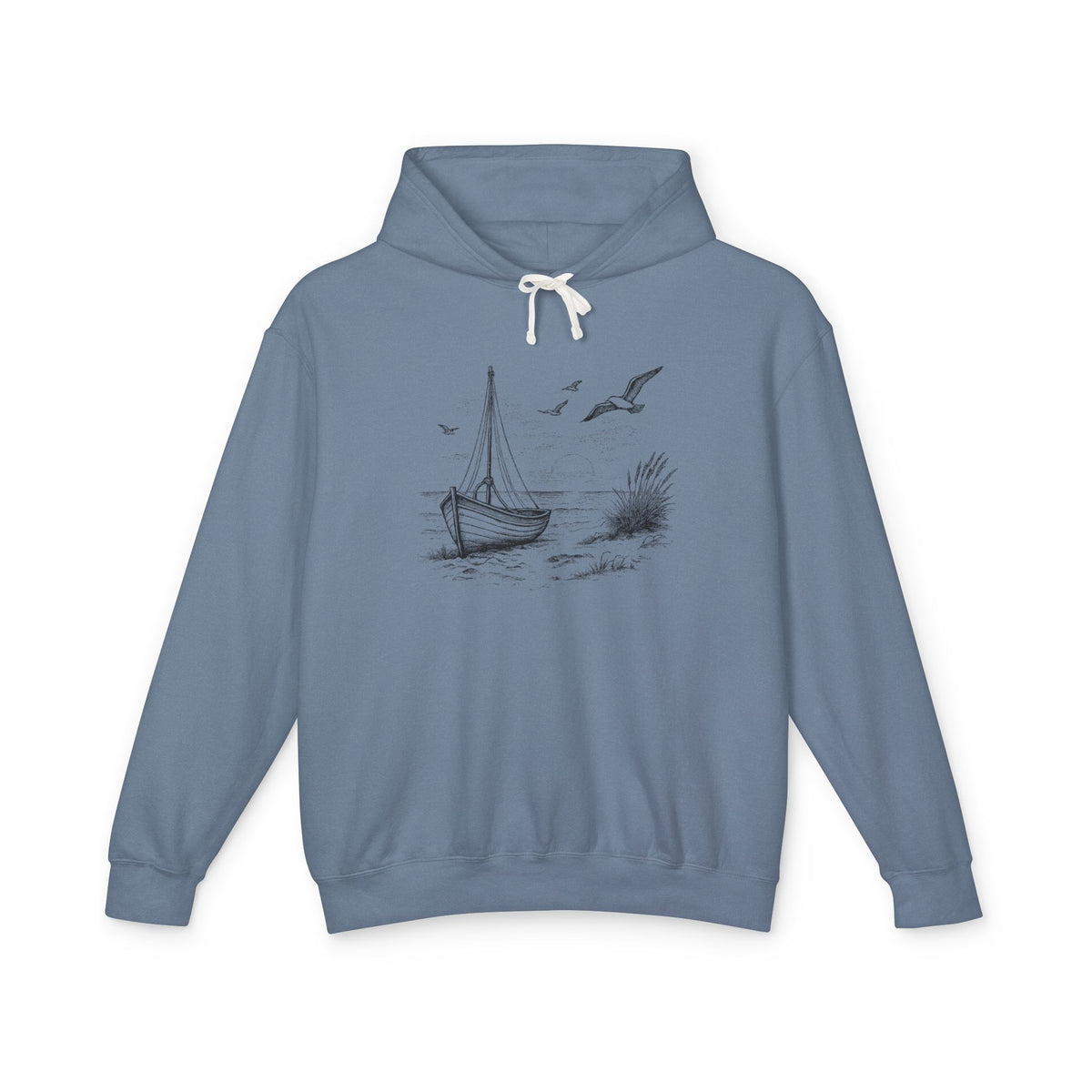 Nautical Boat Hoodie — "Set Your Course by the Stars, Not the Storm" Unisex Cotton Hoodie (Additional Colors)