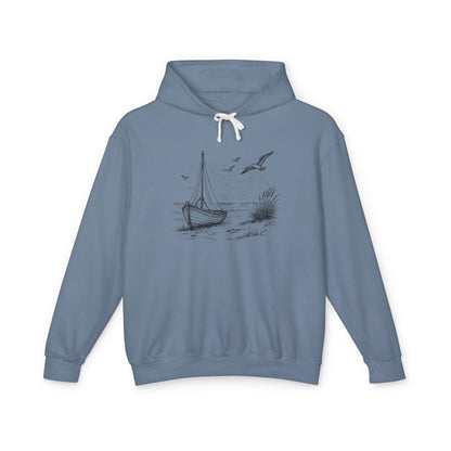 Nautical Boat Hoodie — "Set Your Course by the Stars, Not the Storm" Unisex Cotton Hoodie (Additional Colors)