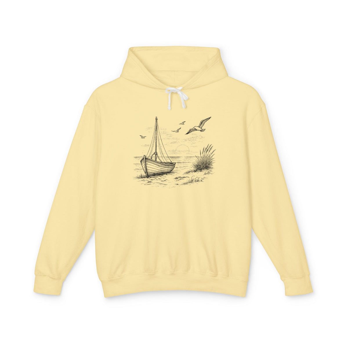 Nautical Boat Hoodie — "Set Your Course by the Stars, Not the Storm" Unisex Cotton Hoodie (Additional Colors)