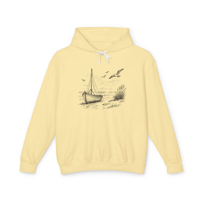 Nautical Boat Hoodie — "Set Your Course by the Stars, Not the Storm" Unisex Cotton Hoodie (Additional Colors)