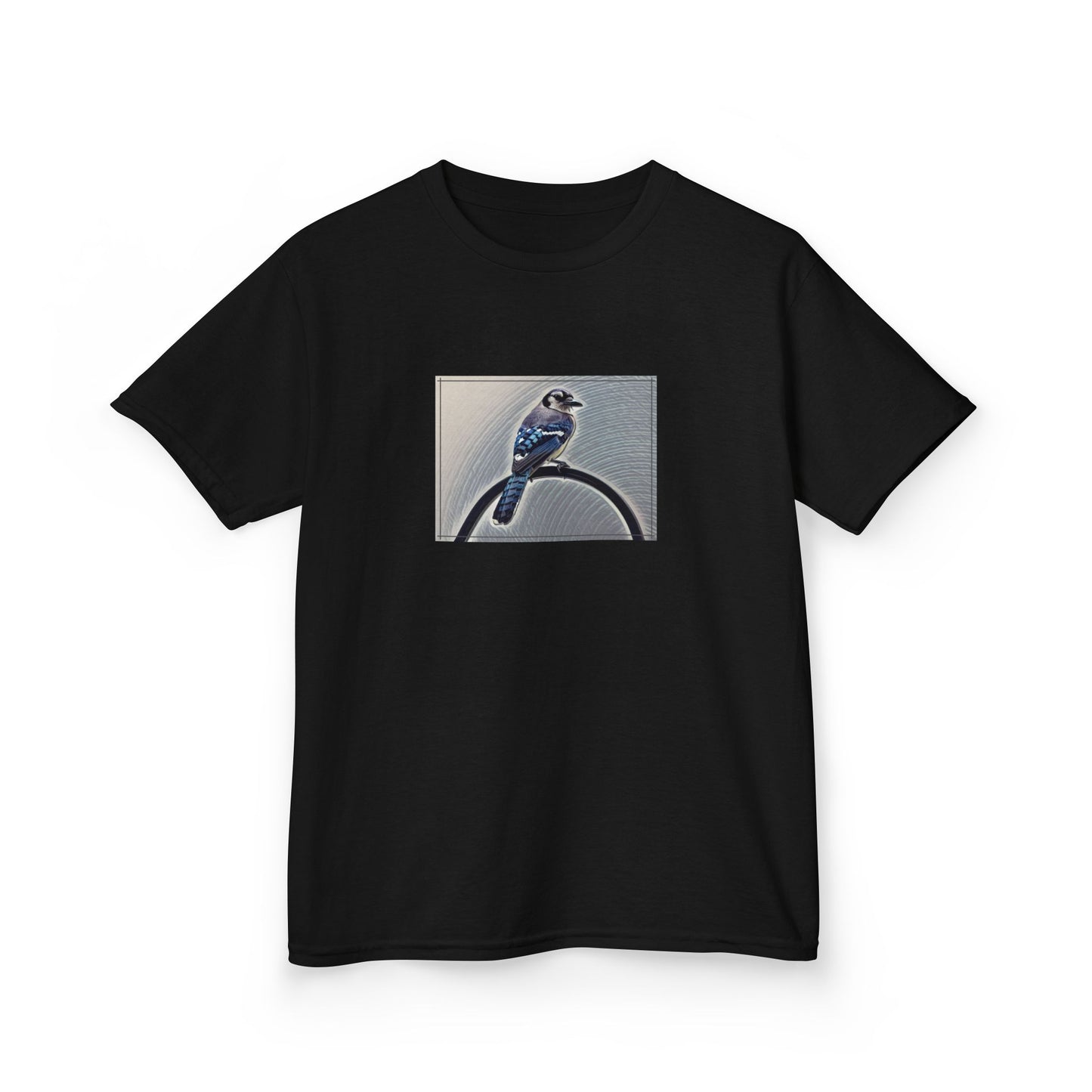 Kids Nature Blue Jay Theme Heavy Cotton Tee (Additional Colors)