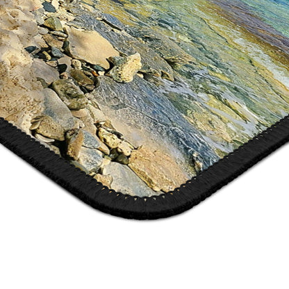 Beautiful Tropical Beach Scene Mouse Pad
