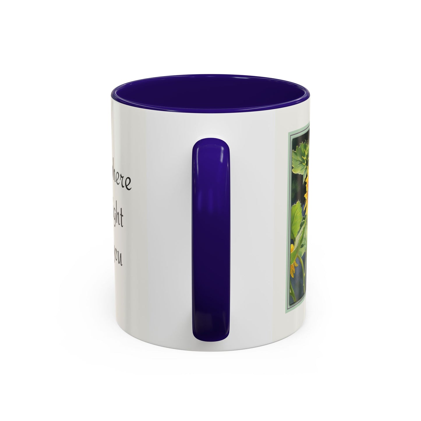 Nature Sunflower Art Ceramic Coffee Mug (11oz & 15oz, Additional Colors)