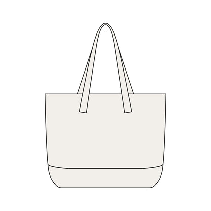 Cute Cat Face Canvas Tote Bag —  'Purr More, Hiss Less' Zippered Beach & Market Tote (Additional Colors)