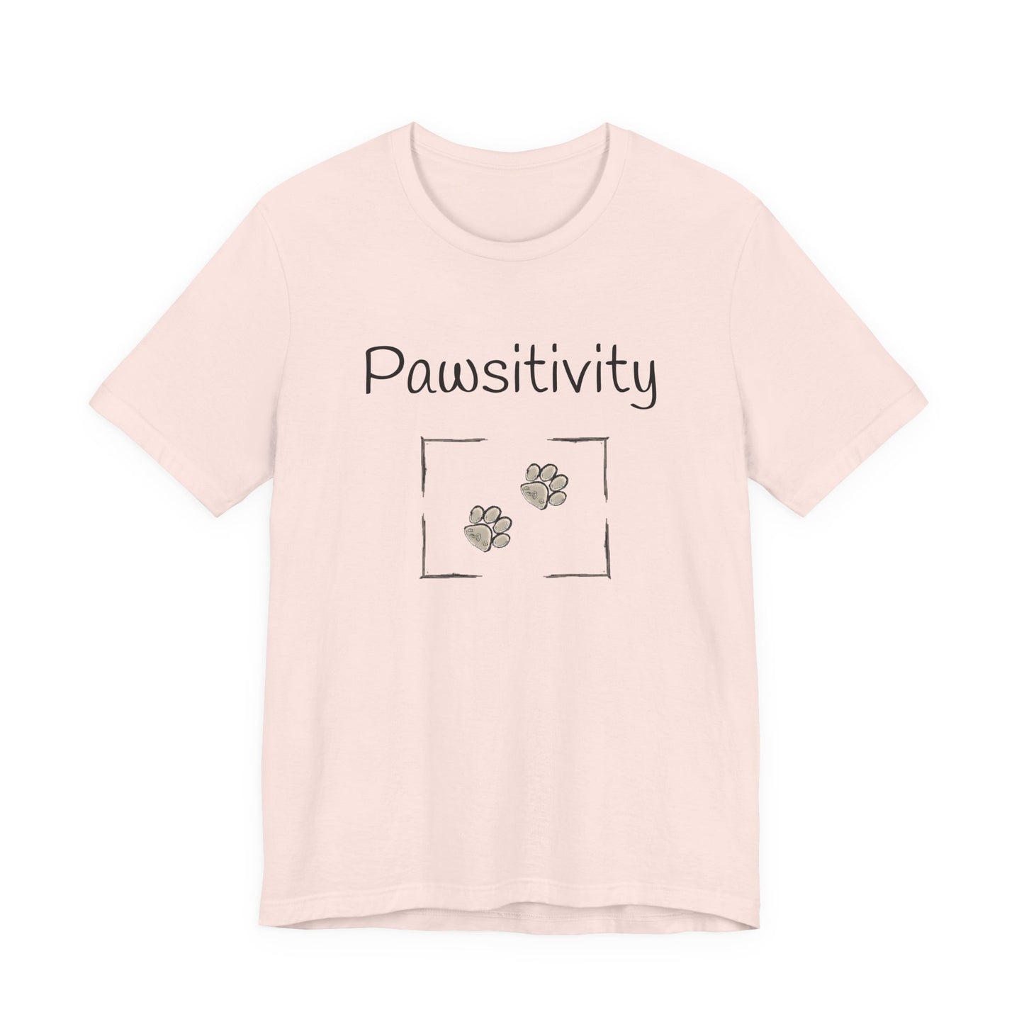 Adult Unisex 'Pawsitivity' T‑Shirt 'Be the Reason Someone Waggs or Purrs Today' Double-Sided Pet Lover Tee (Additional Colors)