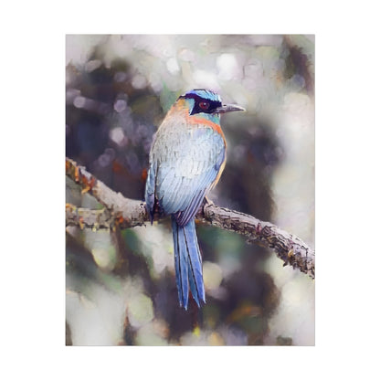 Artistic Tropical Bird Nature Wall Art Print