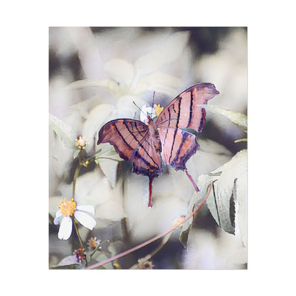 Nature-Inspired Orange Butterfly Wall Art Print