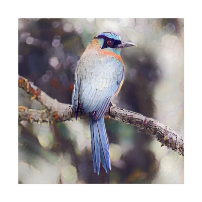 Textured Watercolor Tropical Bird Nature Wall Art Print