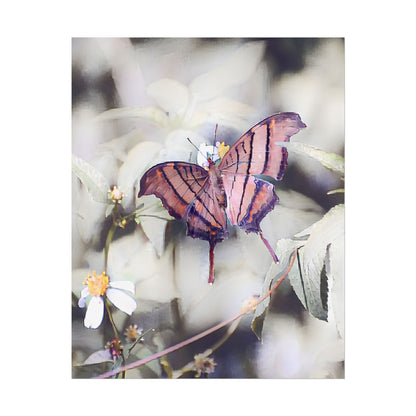 Nature-Inspired Orange Butterfly Wall Art Print