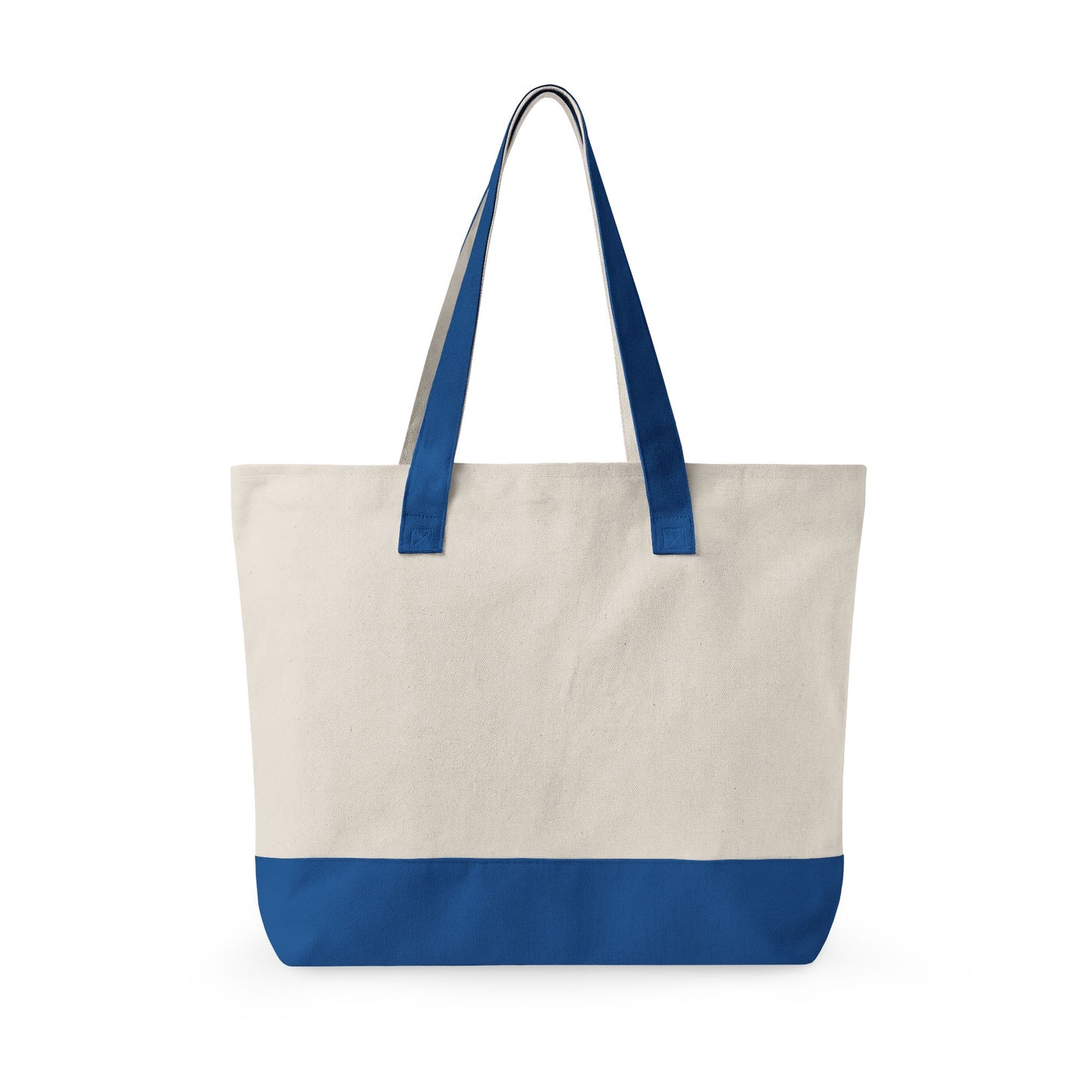 Cute Cat Face Canvas Tote Bag —  'Purr More, Hiss Less' Zippered Beach & Market Tote (Additional Colors)