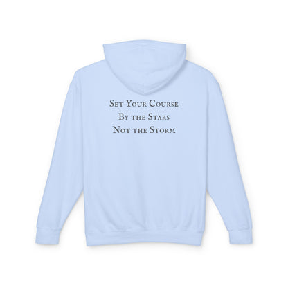 Nautical Boat Hoodie — "Set Your Course by the Stars, Not the Storm" Unisex Cotton Hoodie (Additional Colors)