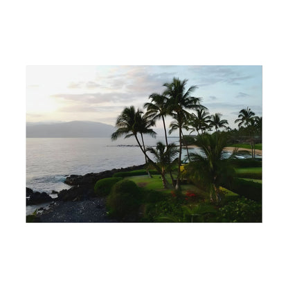 Tropical Paradise Scenic Beach Ocean Nature Wall Art Print